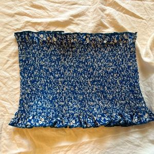 Floral tube top